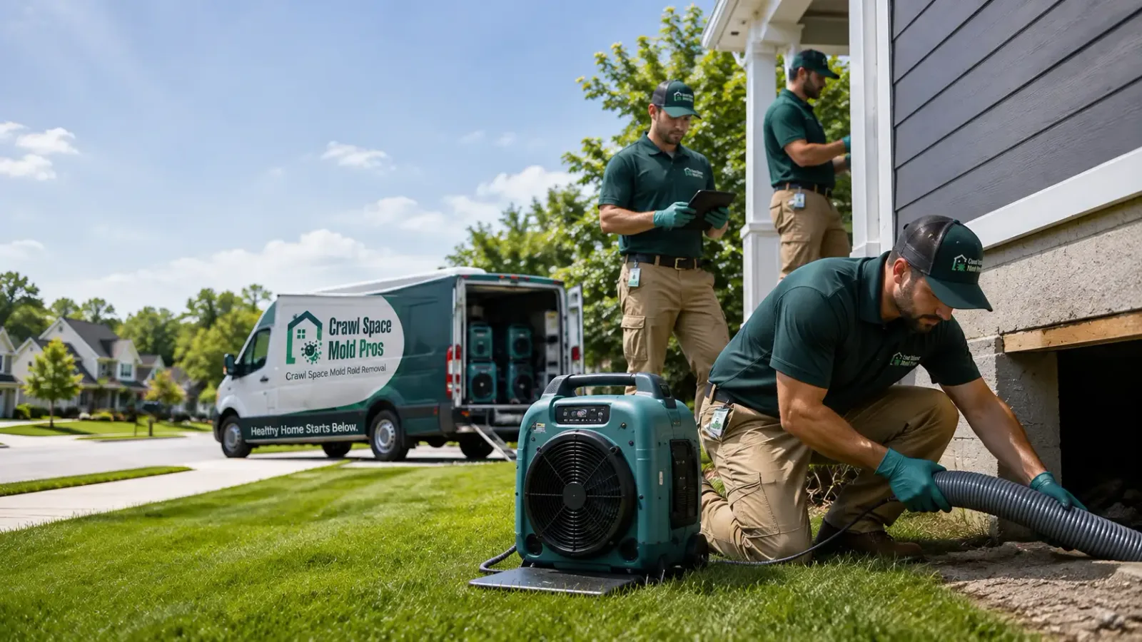 Crawl Space Mold Removal in Emporia, KS